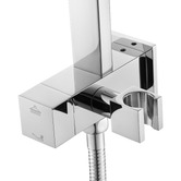 Expert Homewares Andon 250mm Gooseneck Short Twin Shower