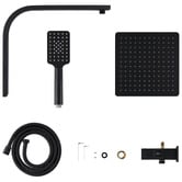 Expert Homewares Ottimo Square Short Twin Shower