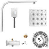 Expert Homewares Ottimo Square Short Twin Shower