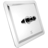 Expert Homewares Andon 200mm Chrome Super Slim Shower Head