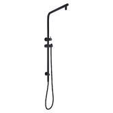 Expert Homewares Jagael Matte Black Twin Rail Shower Body