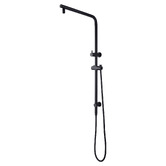 Expert Homewares Jagael Matte Black Twin Rail Shower Body
