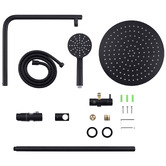 Expert Homewares Solander Matte Black Twin Shower