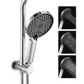 Expert Homewares Jagael Black Short Twin Shower Tap Set