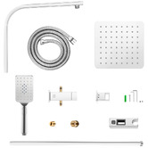 Expert Homewares Andon Chrome Twin Shower