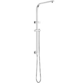 Expert Homewares Square Gooseneck Twin Rail Shower Body