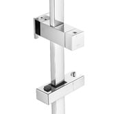 Expert Homewares Square Gooseneck Twin Rail Shower Body