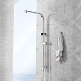 Expert Homewares Square Gooseneck Twin Rail Shower Body