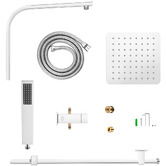 Expert Homewares Andon Twin Shower with Slim Hand-held Shower Head