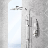 Expert Homewares Ottimo Square Chrome Twin Shower