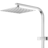 Expert Homewares Ace 250MM Twin Shower with Slim Brass Hand Shower