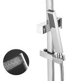 Expert Homewares Ace 250MM Twin Shower with Slim Brass Hand Shower