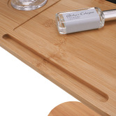 Expert Homewares Lisbon Bamboo &amp; Steel Side Table