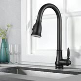Expert Homewares Rounded Euro Pull-Out Kitchen Sink Mixer Tap