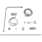 Expert Homewares Hasumi Chrome Twin Shower