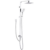 Expert Homewares Finn Square Thin Waterfall Twin Rail Shower