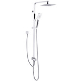 Expert Homewares Nero 200mm Twin Rail Shower