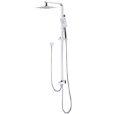 Expert Homewares Nero 200mm Twin Rail Shower
