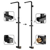 Expert Homewares Square Universal Twin Rail Shower body