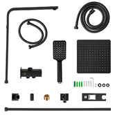 Expert Homewares Finn Black Twin Shower
