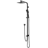 Expert Homewares Nero 200mm Twin Rail Shower