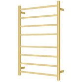 Expert Homewares Ottimo Square 620 x 912mm Brushed Yellow Gold Heated Towel Rail