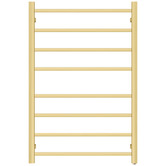 Expert Homewares Ottimo Square 620 x 912mm Brushed Yellow Gold Heated Towel Rail