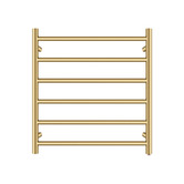 Expert Homewares Solander 600 x 620mm Round Heated Towel Rail
