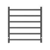 Expert Homewares Reese 600 x 620mm Round Heated Towel Rail