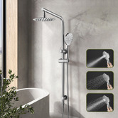 Expert Homewares Ashton Chrome Twin Shower