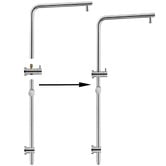 Expert Homewares Euro 5 Function Twin Shower