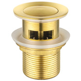 Expert Homewares 32mm Solid Brass Basin Pop-Up Waste with Overflow