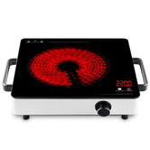 Expert Homewares Ceramic &amp; Glass Electric Burner Stove