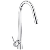 Expert Homewares Pierre 610mm Smooth Front Fireclay Kitchen Sink &amp; Mixer Package