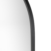 Expert Homewares Black Superia Oval Stainless Steel Wall Mirror