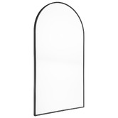 Expert Homewares Black Superia Arch Stainless Steel Mirror