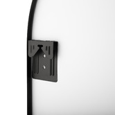 Expert Homewares Black Superia Arch Stainless Steel Mirror