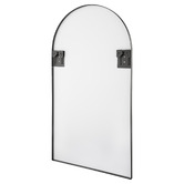 Expert Homewares Black Superia Arch Stainless Steel Mirror