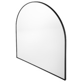 Expert Homewares Black Superia Arch Stainless Steel Mirror