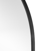Expert Homewares Black Superia Arch Stainless Steel Mirror