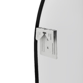 Expert Homewares Black Superia Arch Stainless Steel Mirror