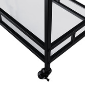 Expert Homewares Caledon 2 Tier Steel Bar Cart
