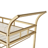 Expert Homewares Caledon 2 Tier Steel Bar Cart