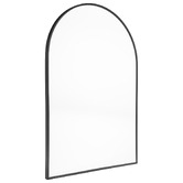 Expert Homewares Black Superia Arch Stainless Steel Mirror