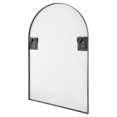 Expert Homewares Black Superia Arch Stainless Steel Mirror