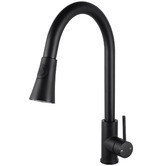 Expert Homewares Wide Rounded Euro Pull-Out Kitchen Sink Mixer