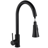 Expert Homewares Wide Rounded Euro Pull-Out Kitchen Sink Mixer