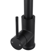 Expert Homewares Wide Rounded Euro Pull-Out Kitchen Sink Mixer