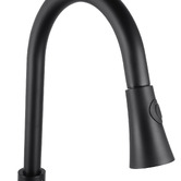 Expert Homewares Wide Rounded Euro Pull-Out Kitchen Sink Mixer