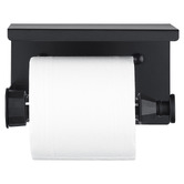 Expert Homewares Minori Black Stainless Steel Toilet Roll Holder